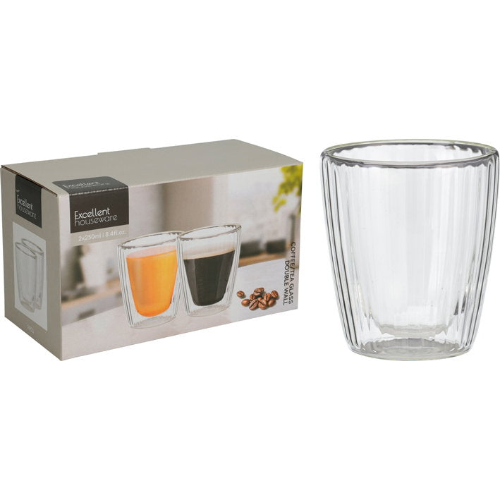 Dobbeltvægget termoglas 250 ml