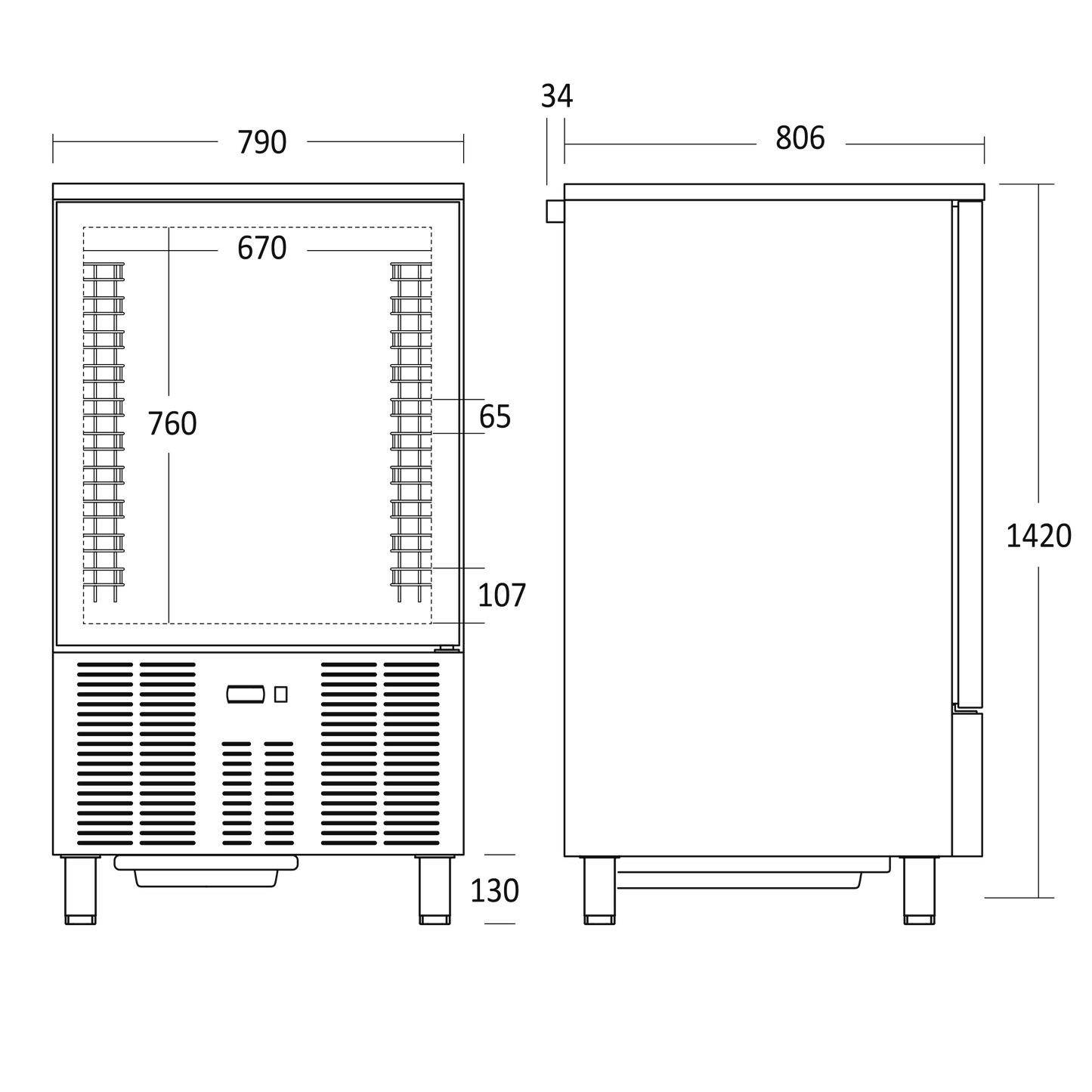 Blæstkøler 10 G/N fra Scandomestic