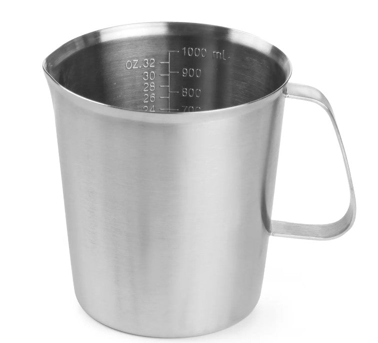 Målebæger / litermål i stål - vælg størrelse - Hendi