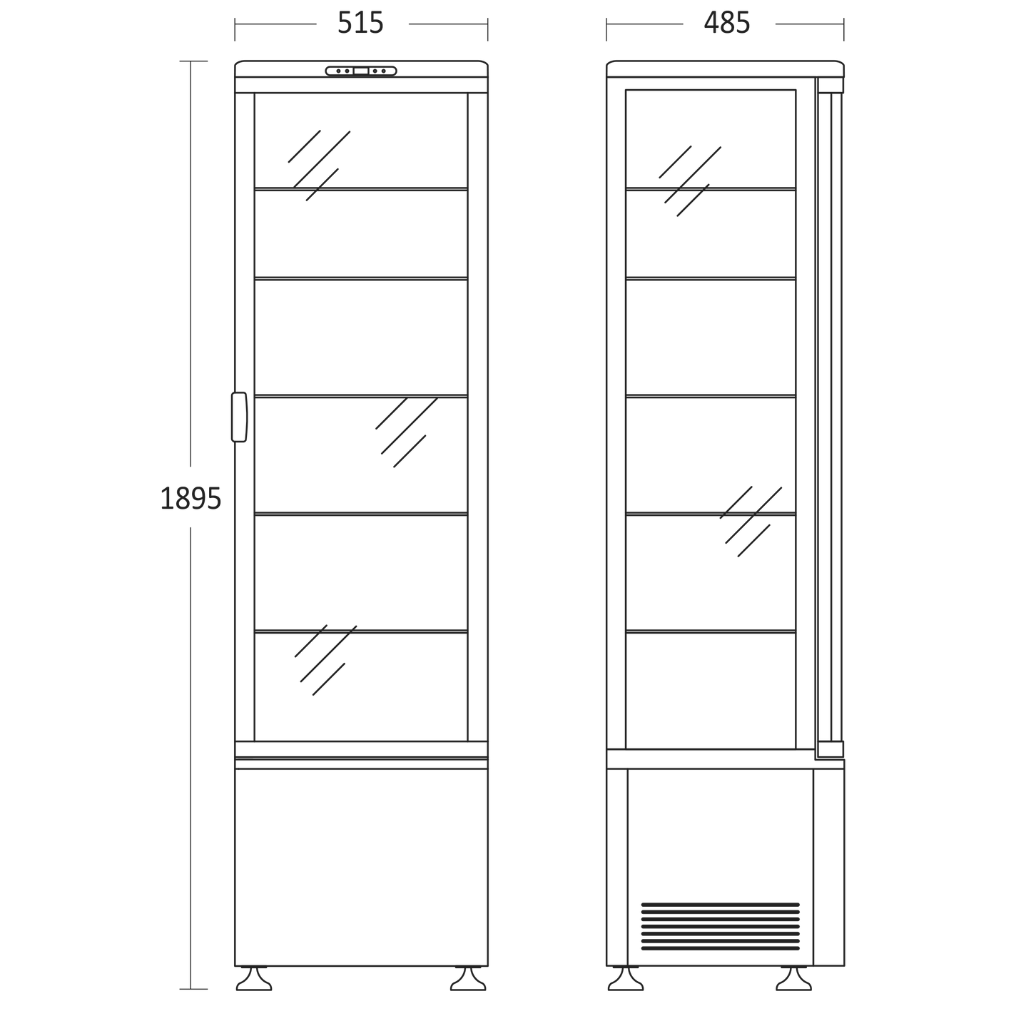 Displaykøleskab RTC 287