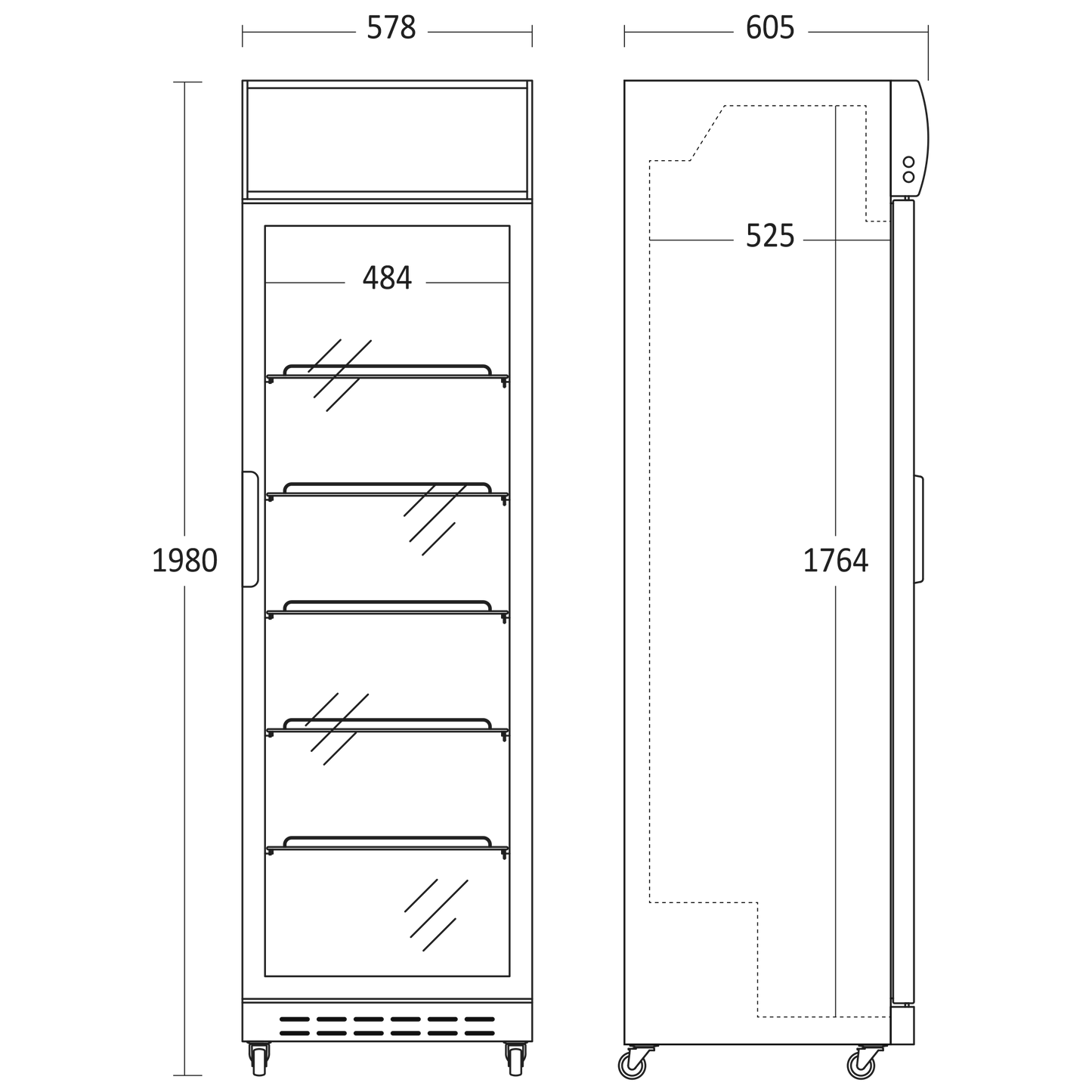 Displaykøleskab SD 420