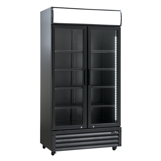 Displaykøleskab dobbelt SD 802 Hængslet