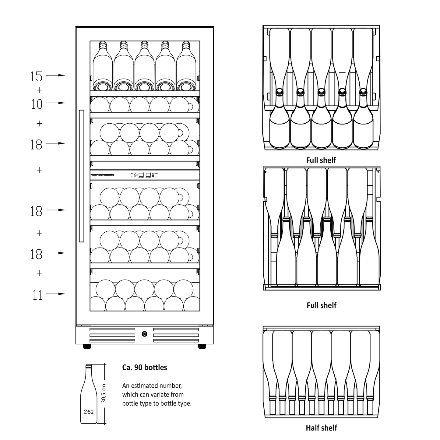 Vinkøleskab SV 104 B