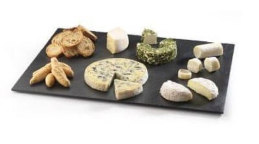 Skiferplade / serveringsfad i skifer - vælg størrelse