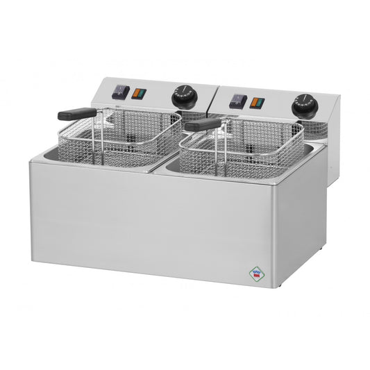 Bord-friture dobbelt fra RM Gastro, 6 kw