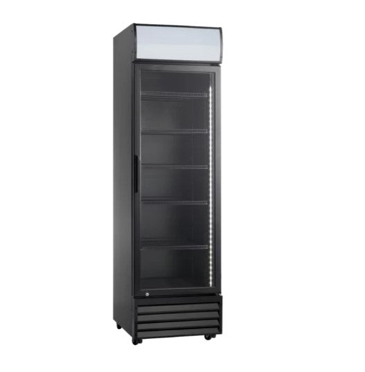 Sort displaykøleskab fra Basic