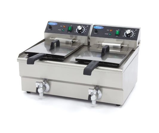 Friture 2 x 13 Liter bordmodel fra Maxima