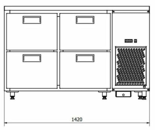 Kølebord til ølkasser - JUKA