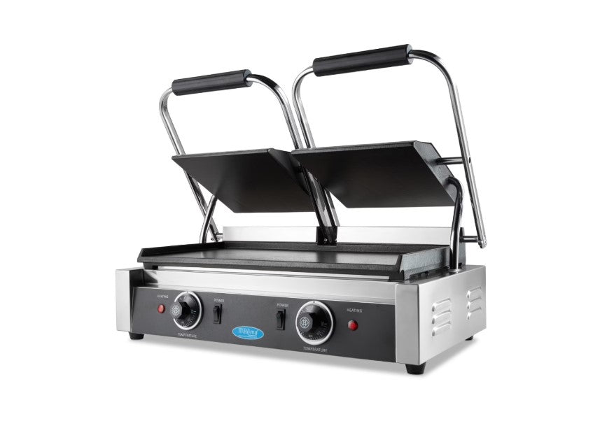 Dobbelt klemgrill / kontaktgrill fra Maxima - vælg variant