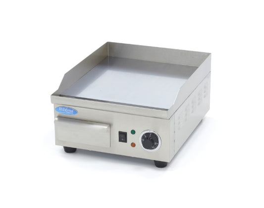 Glat stegeplade fra Maxima - Krom - Vælg størrelse