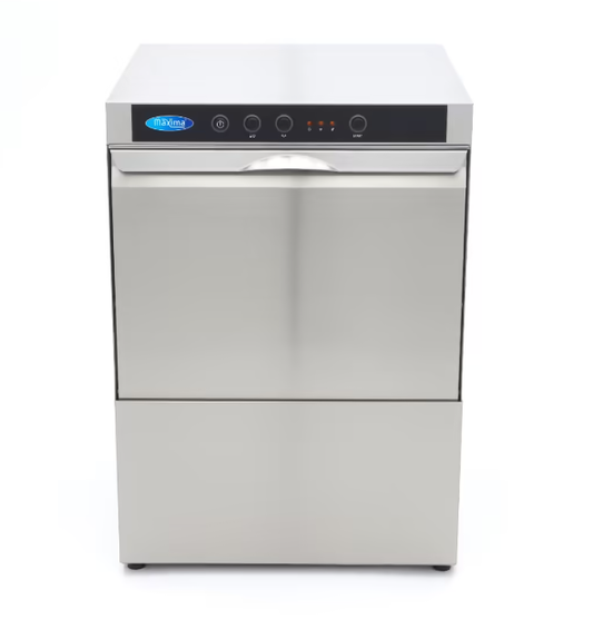 Underbordsopvaskemaskine MED alle pumper til 50x50 bakker fra Maxima - vælg variant
