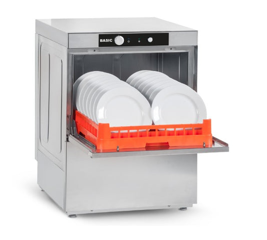 Underbordsopvasker BASIC GE-510 B DD med Sæbe, afspænding og drænpumpe