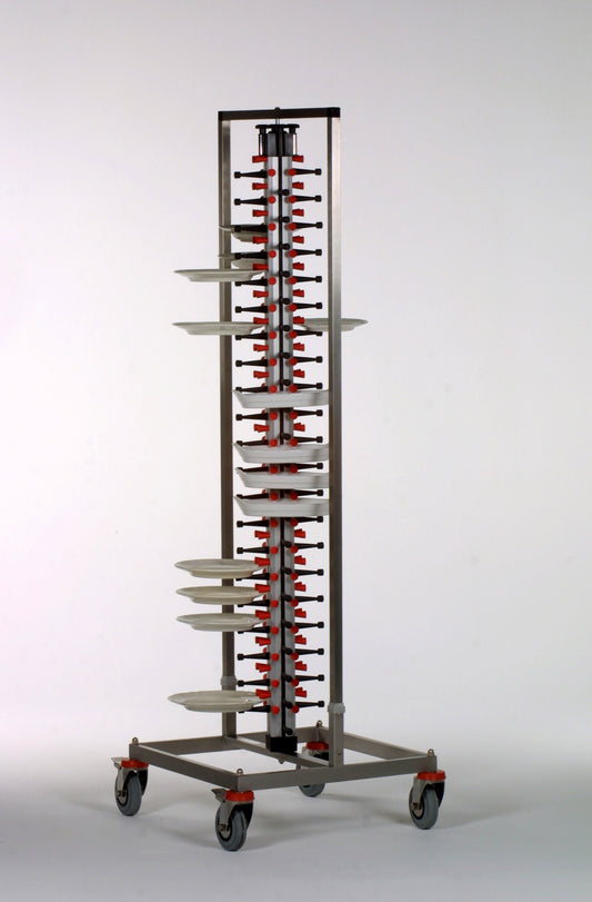 Tallerkenstativ 84 stk - Plate-Mate® model PM-84 STANDARD fra Saro