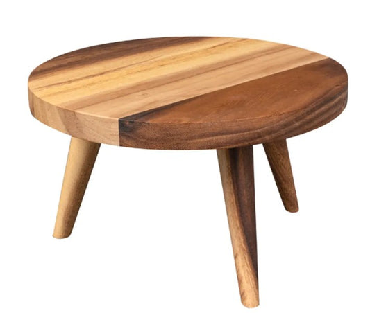 Alchemy rund træstander i akacie 25 x15 cm, Churchill