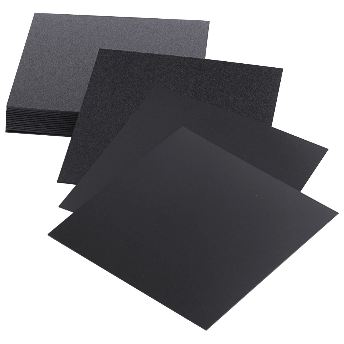 Sorte skilte-kort 8x8 cm til cerealie-dispenser