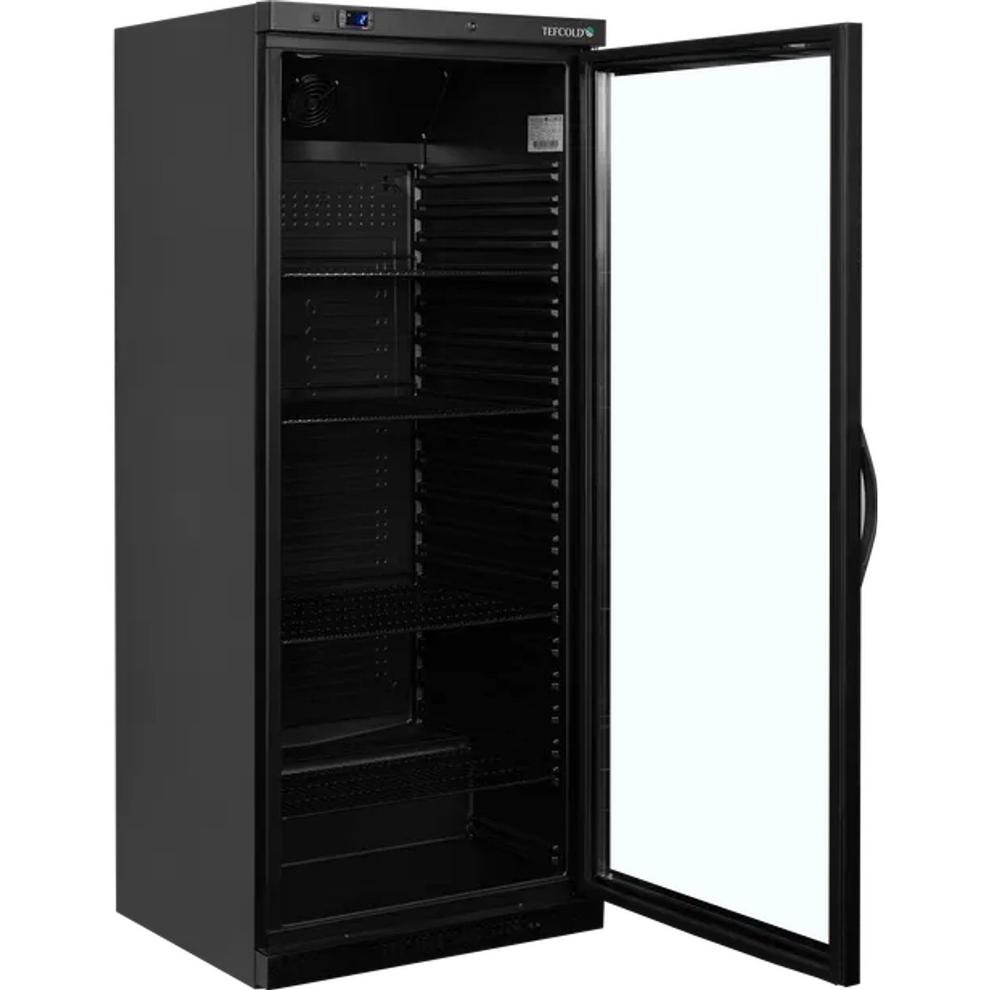 Sort display køleskab TEFCOLD