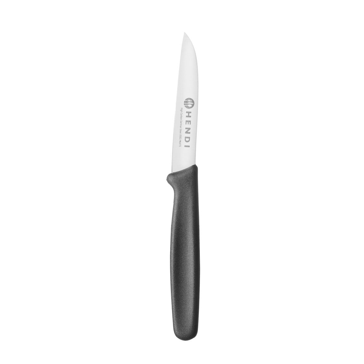 Urtekniv / skrællekniv i sort 18 cm fra Hendi