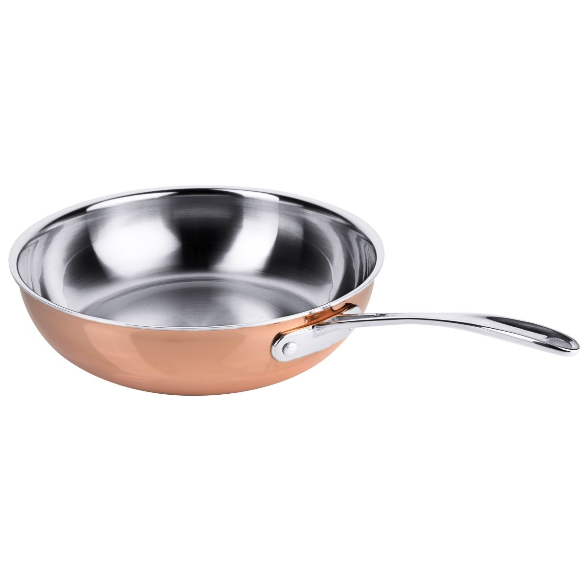 Kobber stegepande 28 cm