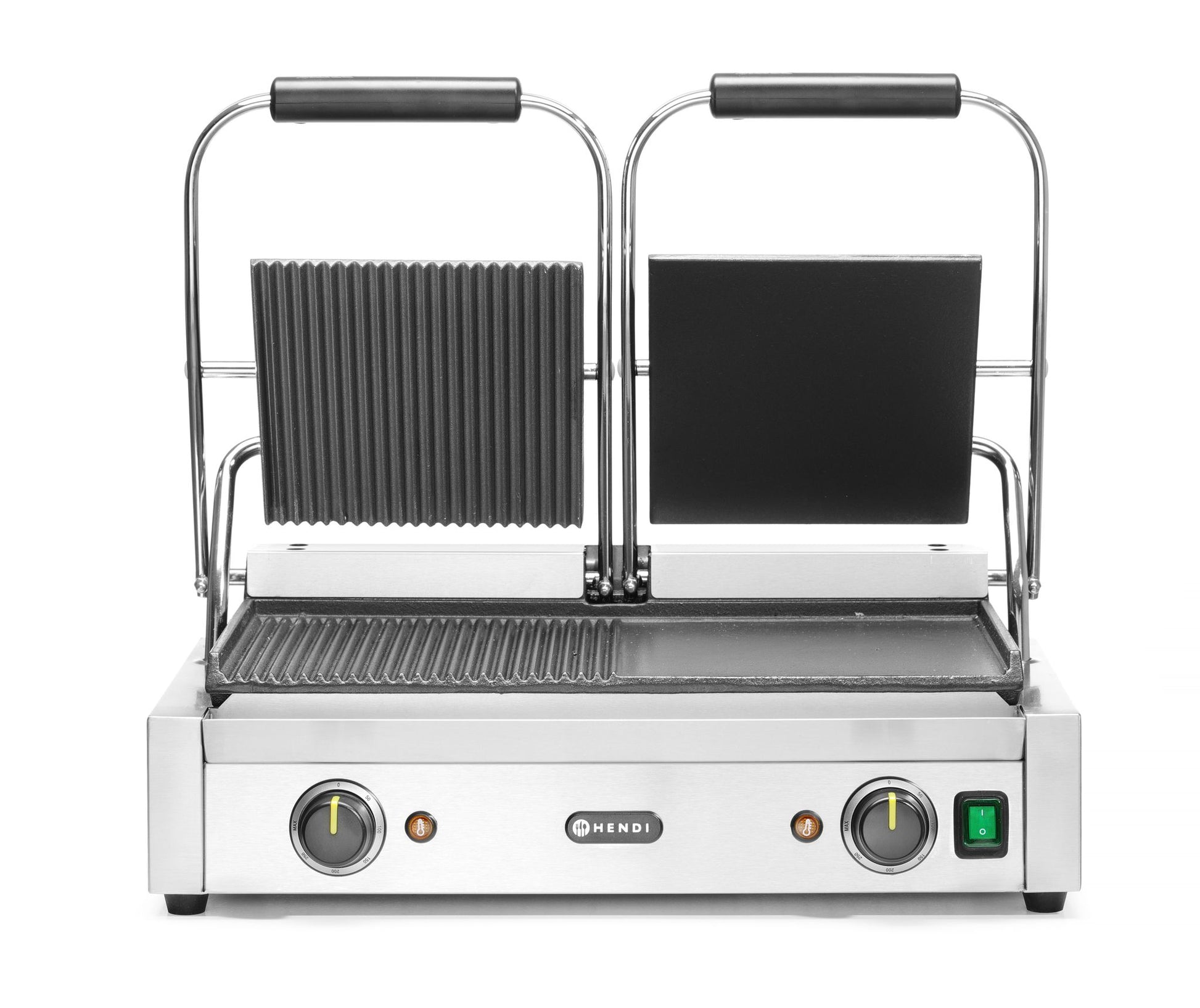 Dobbelt klemgrill og kontaktgrill til café og restaurant – Hendi professionel paninigrill