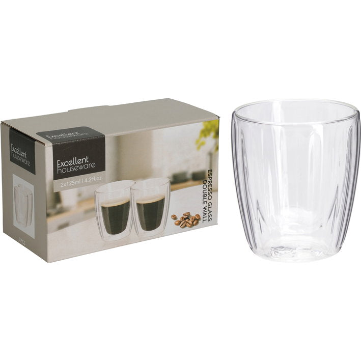 Dobbeltvægget termoglas 125 ml