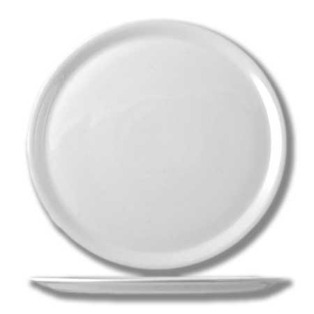 Pizzatallerken Napoli 31 cm i hvidt porcelæn