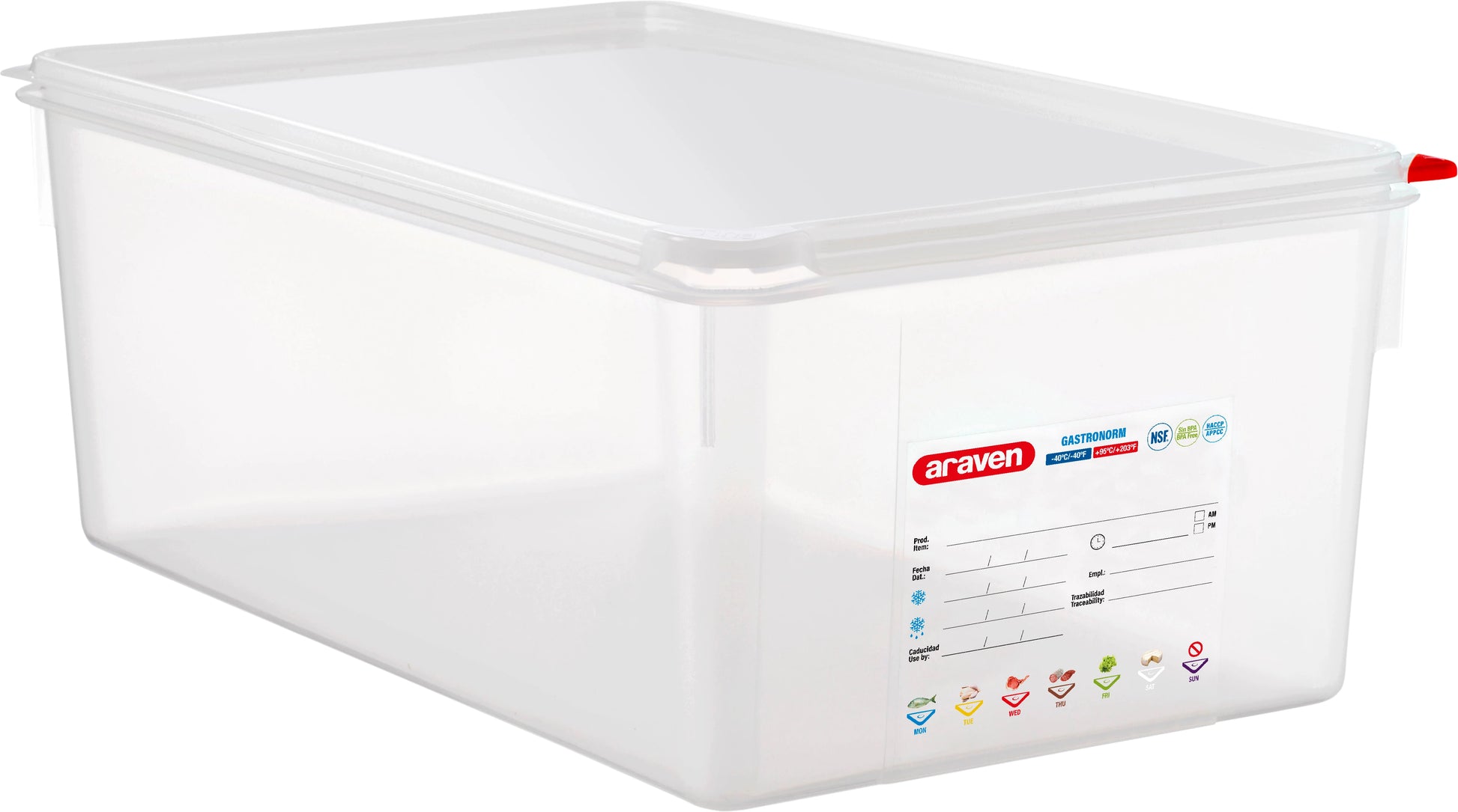 Araven opbevaringsboks GN 1/1 H20 cm 28 ltr.