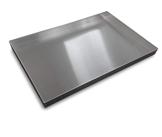 Bageplade 60x40 cm med 4 cm kant til professionelt brug