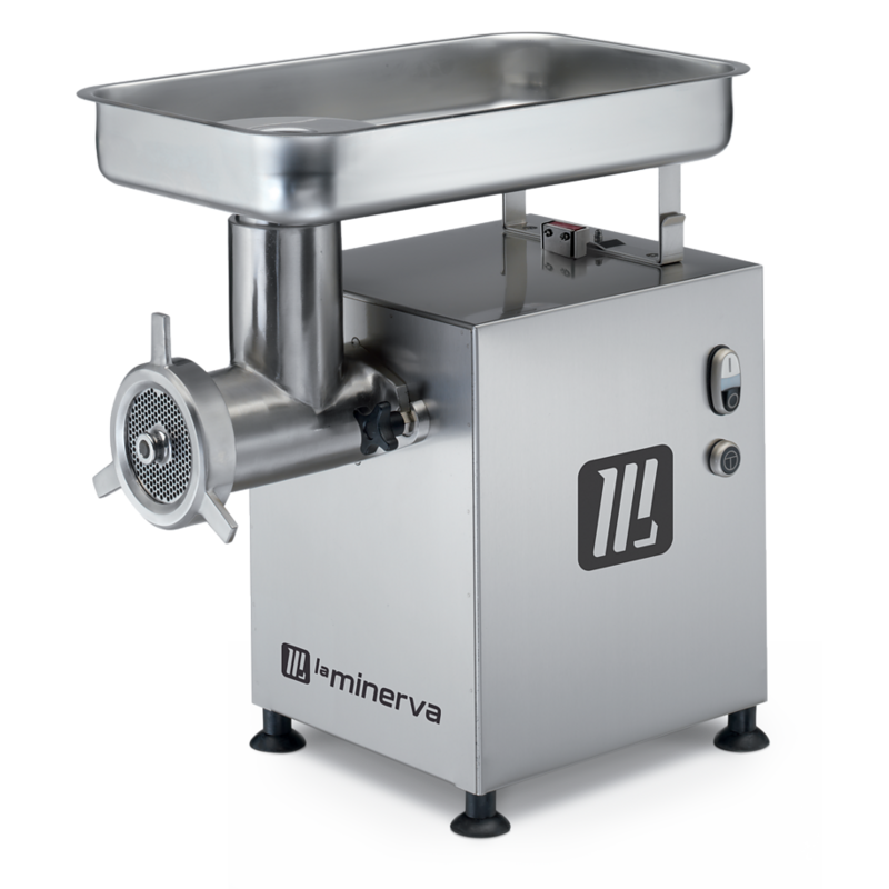 Kødhakker i rustfrit stål fra La Minerva, 450 kg/t, model A/E 32