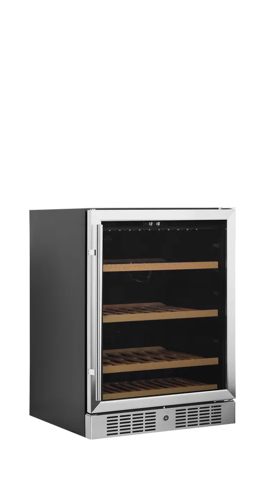 Vinkøleskab stål-look  155 L – TEFCOLD TFW200-S