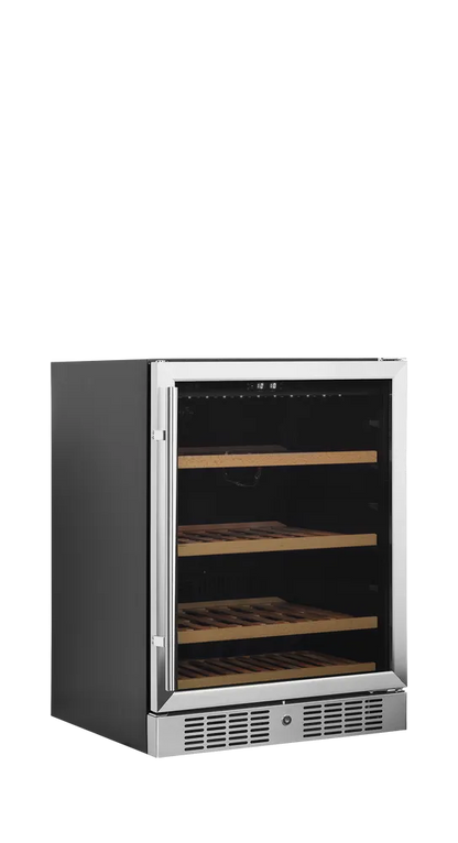 Vinkøleskab stål-look  155 L – TEFCOLD TFW200-S