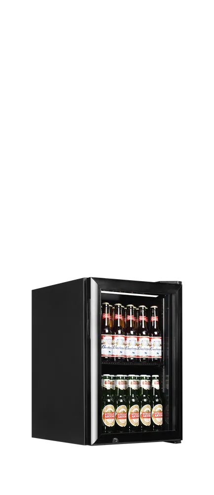 Vitrinekøler bordmodel BC60 - med drikkevarer