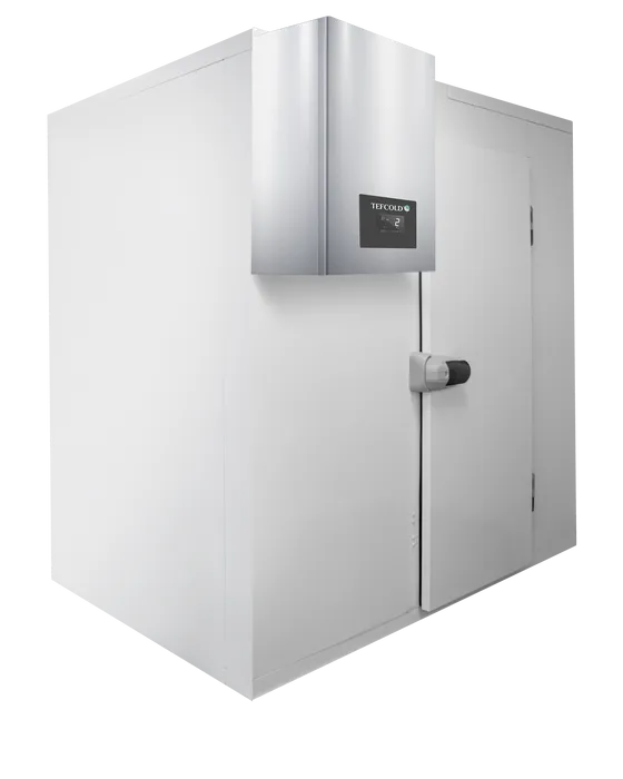 Tefcold CRPF kølerum 270 cm bred – indvendig med varer