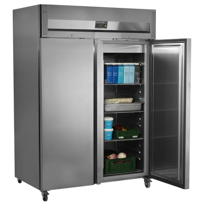 Tefcold RK1420X1 dobbelt køleskab med indhold - 1300 liter