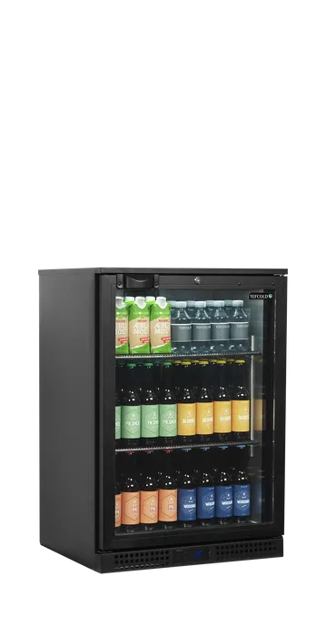 Backbar - TEFCOLD BA-serie fyldt med drikkevarer