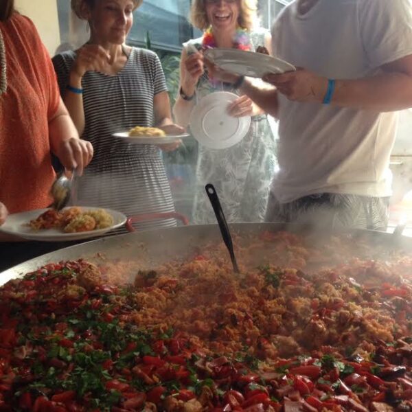 Paella tilberedt i paellasæt IBIZA