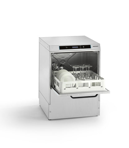 Omniwash Prestige P50 underbordsopvasker åben med 50x50 cm kurv - 750 kurve i timen kapacitet