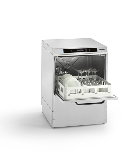 Omniwash Prestige P50 underbordsopvasker åben med 50x50 cm kurv - 750 kurve i timen kapacitet