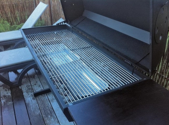 Pattegris grill 150x60 detalje motor og spid – Gastro Consult professionel