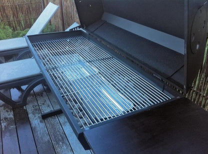 Pattegris grill 150x60 detalje motor og spid – Gastro Consult professionel