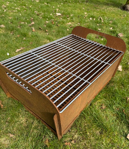 Box Grill 60x40 cm rustik kulgrill til restaurant og bål – Gastro Consult