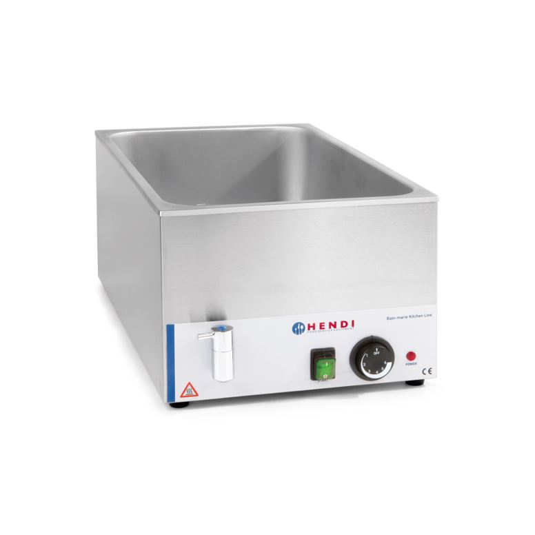 Bain Marie/Varmebad til 1/1 gn m/ tappehane fra Hendi