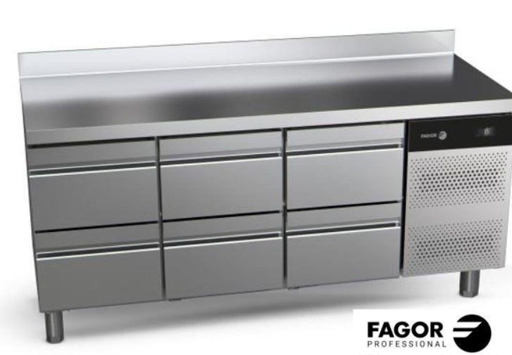 Kølebord med skuffer fra Fagor - vælg størrelse