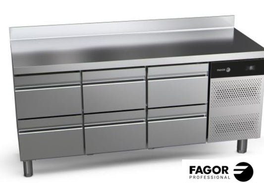 Kølebord med skuffer fra Fagor - vælg størrelse