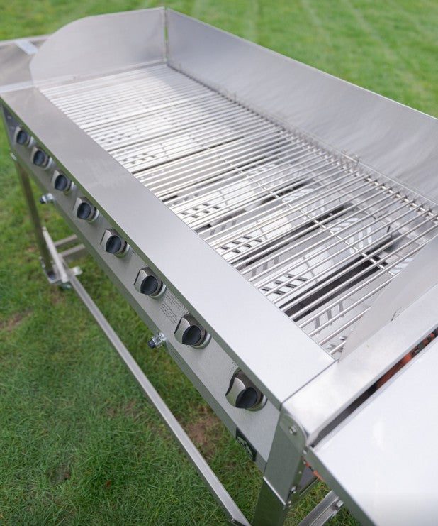 Professionel gasgrill 8 blus NY MODEL 2026 detalje grillrist – Gastro Consult