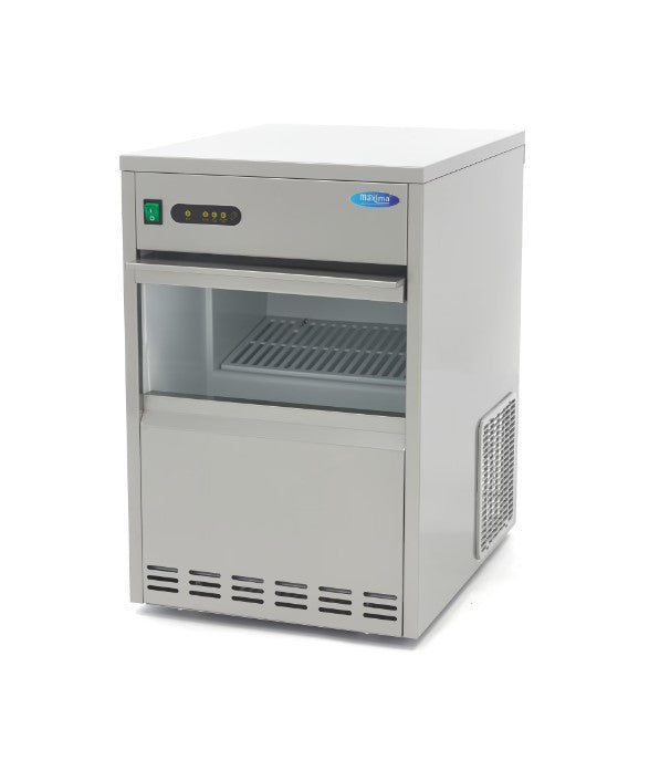 Isterningemaskine (vandkølet) fra Maxima - vælg størrelse