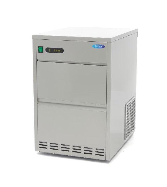 Isterningemaskine (vandkølet) fra Maxima - vælg størrelse