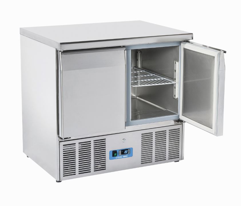 Kølebord med 2 låger, BASIC CRX 90A