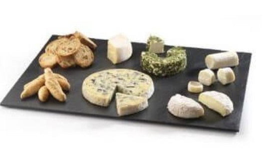 Skifferplade serveringsfad 40x30 cm til restaurant og tapasbar – Pujadas