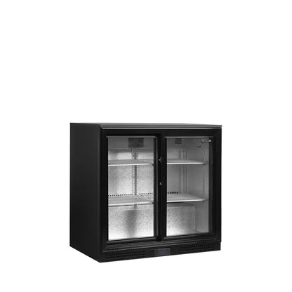 Underbordskøler til bar - TEFCOLD DB-serie med skydedøre