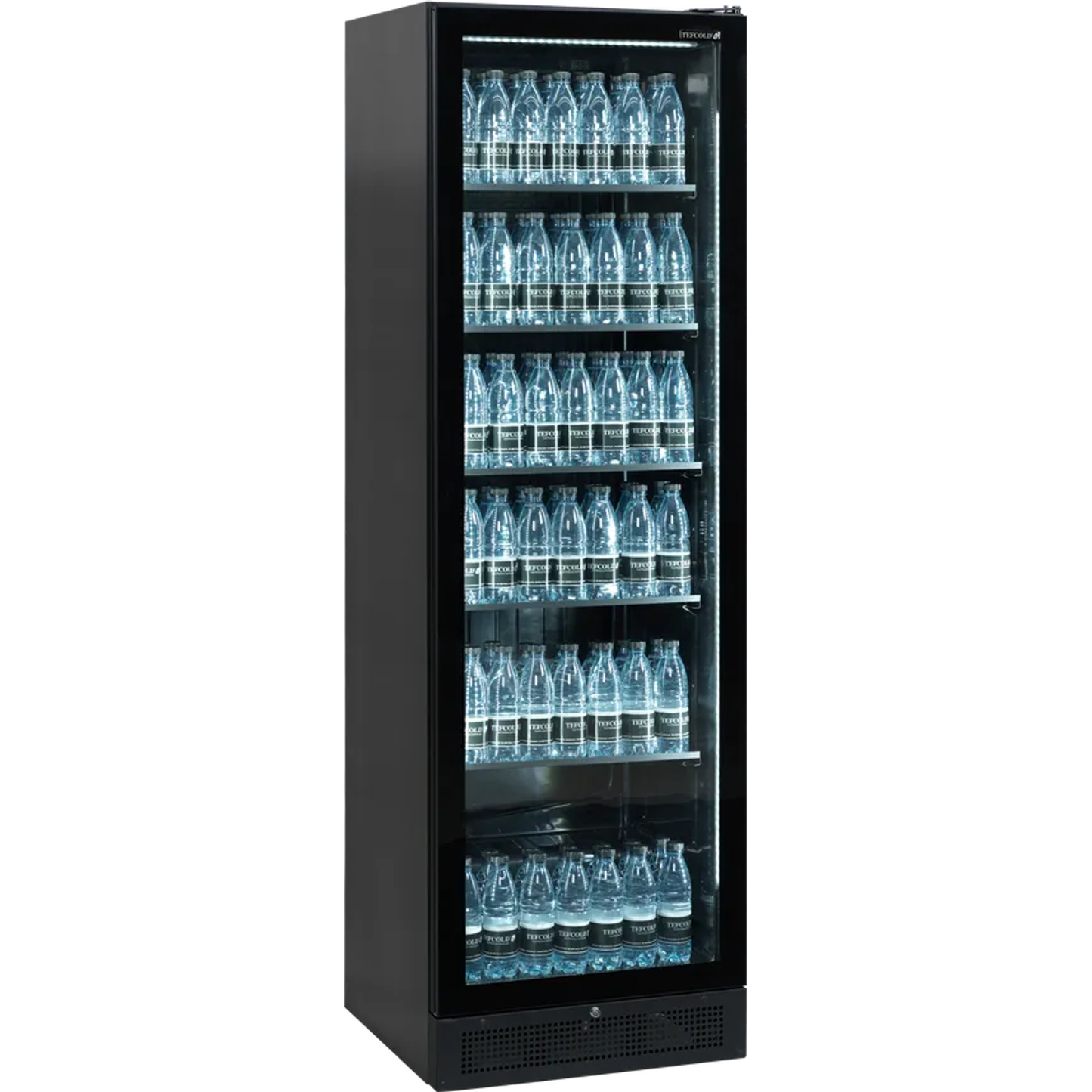 Displaykøleskab rammeløs glasdør TEFCOLD